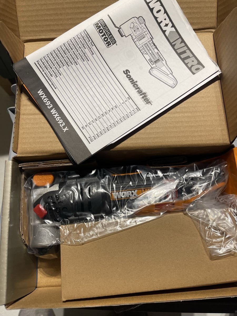 Worx Nitro WX693.9 Sonicrafter 20V - Multitool, Neuwertig (Neu (gemäss ...