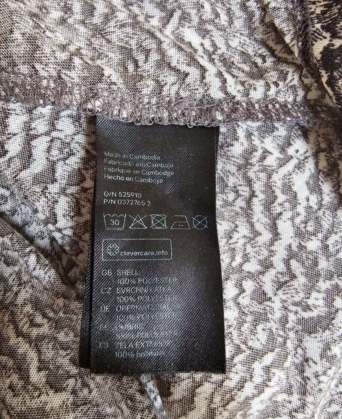 H&M Top: Top Gr. S Schwarz Weiss gemustert H&M – Usato da Füllinsdorf venduto da Sunnebliemli7 2