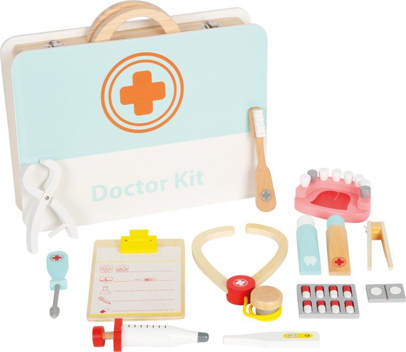 Mallette de médecin et de dentiste 2 en 1 en bois ( NEUF ) (Neuf avec
