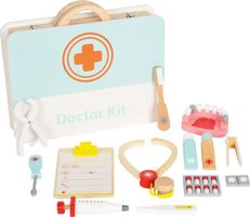 Mallette de médecin et de dentiste 2 en 1 en bois ( NEUF )