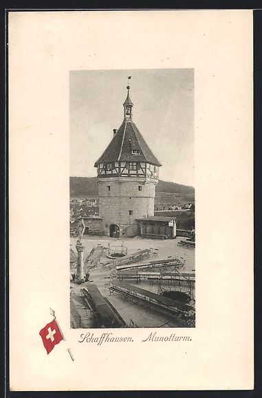 Cartes postales: AK Schaffhausen, Munotturm – D'occasion à Berlin par bartko-reher