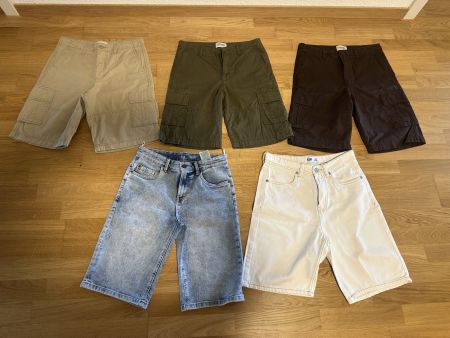 5 paar Junior kurzen Hose  ( Grösse S / 170 bis 14 J