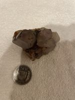 Bergkristall Cluster, Amethyst, Winter Deko, Unikat!