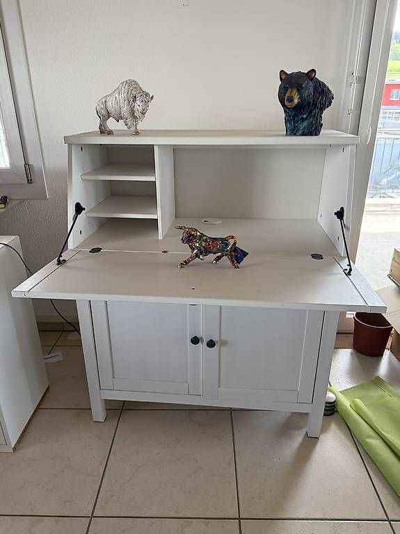 Scrivanie: IKEA HEMNES Sekretär in Wei – Usato da Trimmis venduto da Kene_Design_Form 1