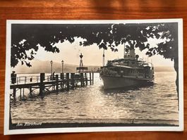 Postkarte Zürich Schiff 1928 (P477)