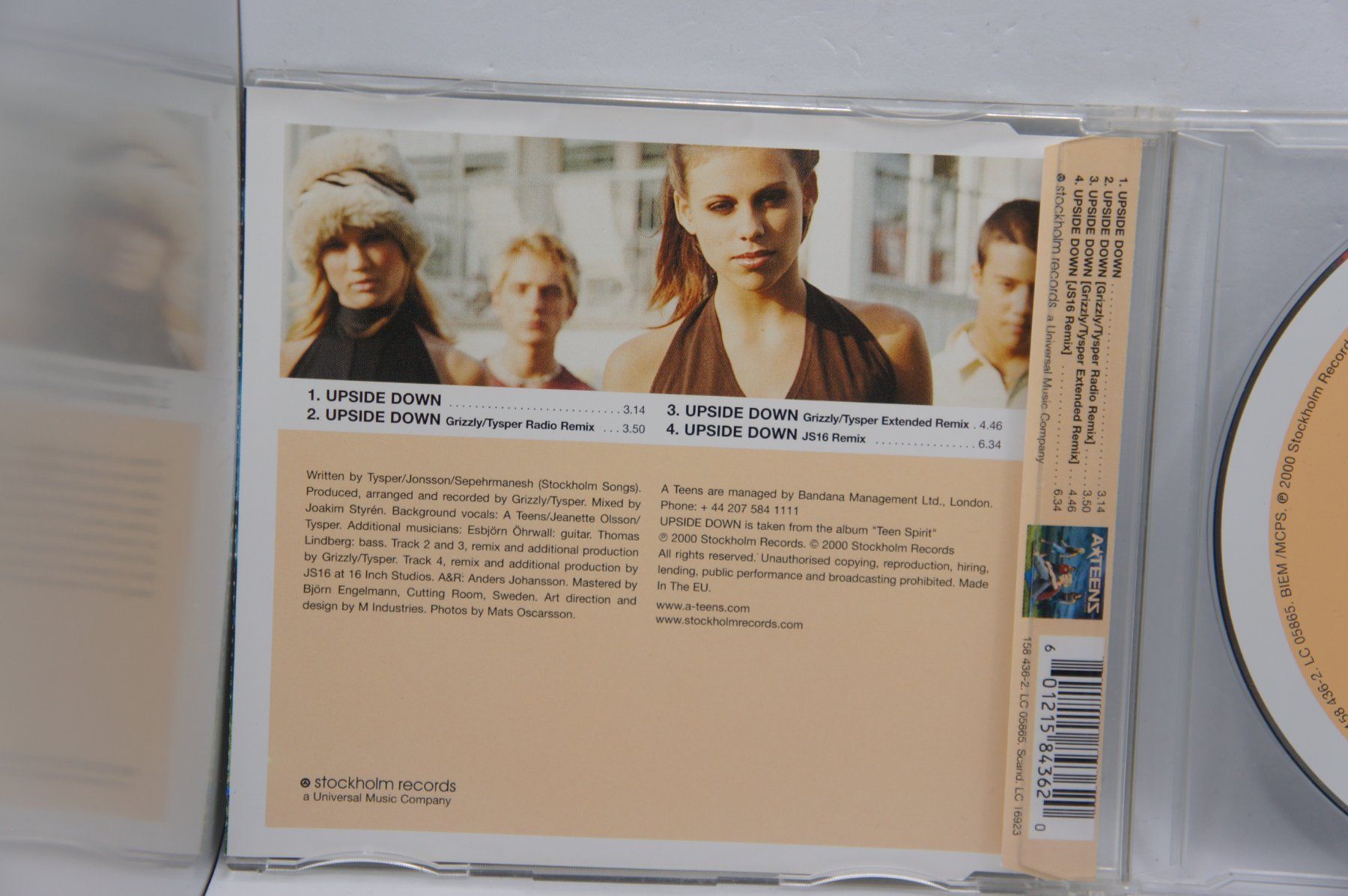 CD: Maxi CD A*Teens - Upside Down – Usato da Ernetschwil venduto da luisvonerni 2