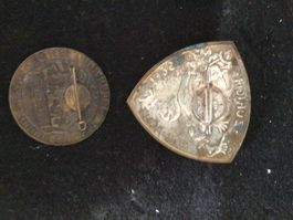 2 FASNACHTS-PLKETTEN ZÜRICH 1925-BASEL1924 BADENERFAHRT 1937