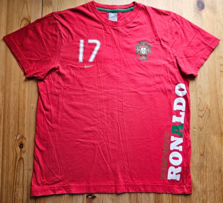 Cristiano Ronaldo #17 vintage Fanshirt Nike L Portugal CR7