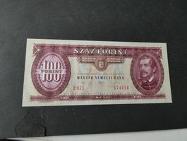 Ungarn 1992, 100 Forint - ungefaltet