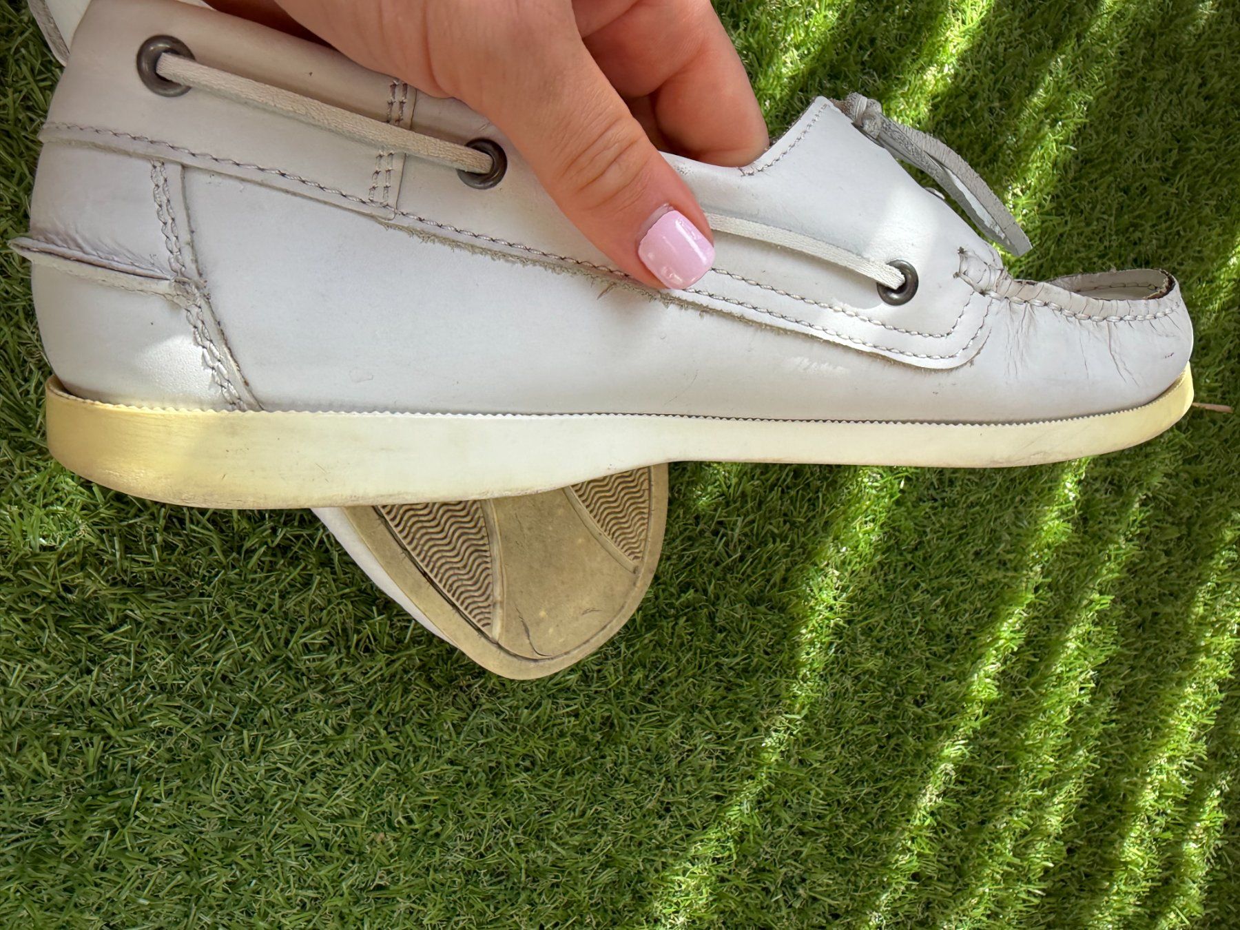 Scarpe da uomo: Bootsschuhe Find weiss Leder 42 – Usato da Riehen venduto da edu_92w7 7