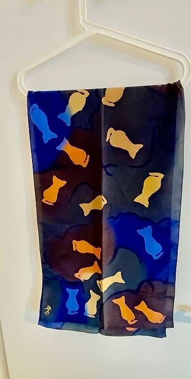 Foulard & Sciarpe: Foulard mit Katzensujet – Usato da Weinfelden venduto da bea_2ln5