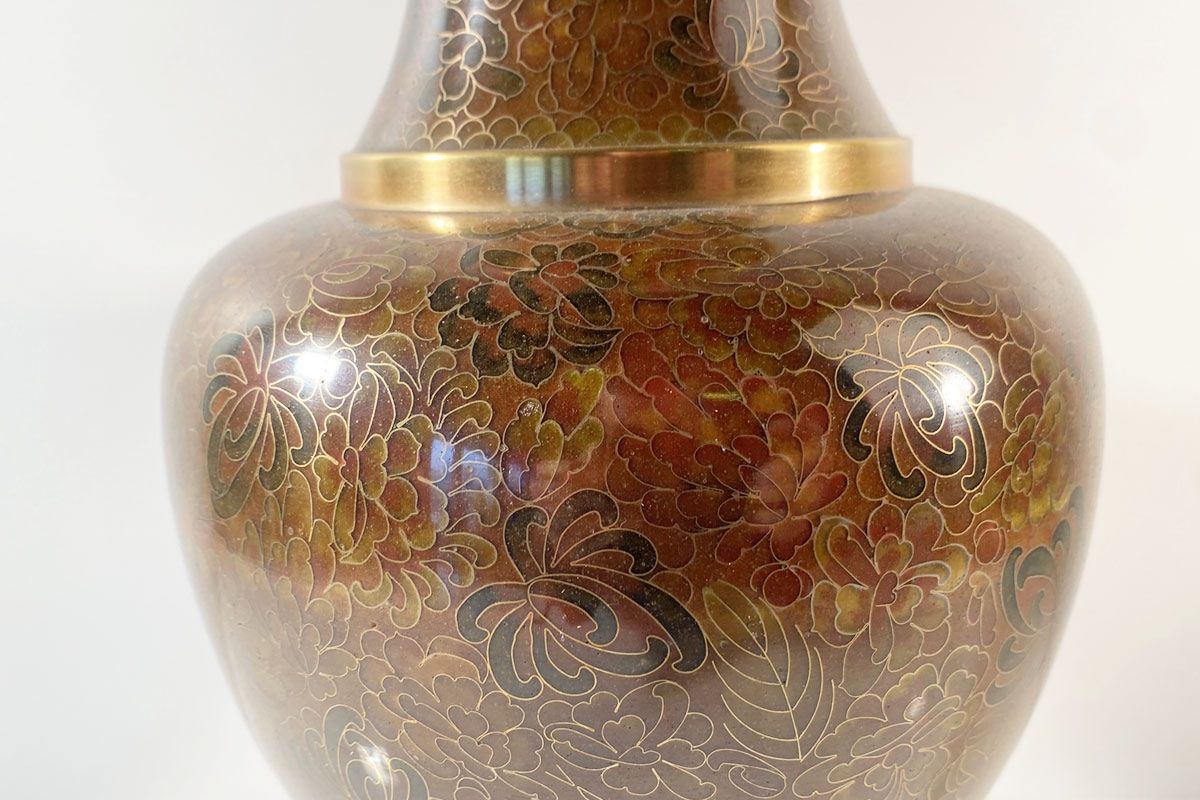 Vasi & Recipienti: Grosse chinesische Cloisonné Vase – Usato da Ballwil venduto da ClassicGallery 4