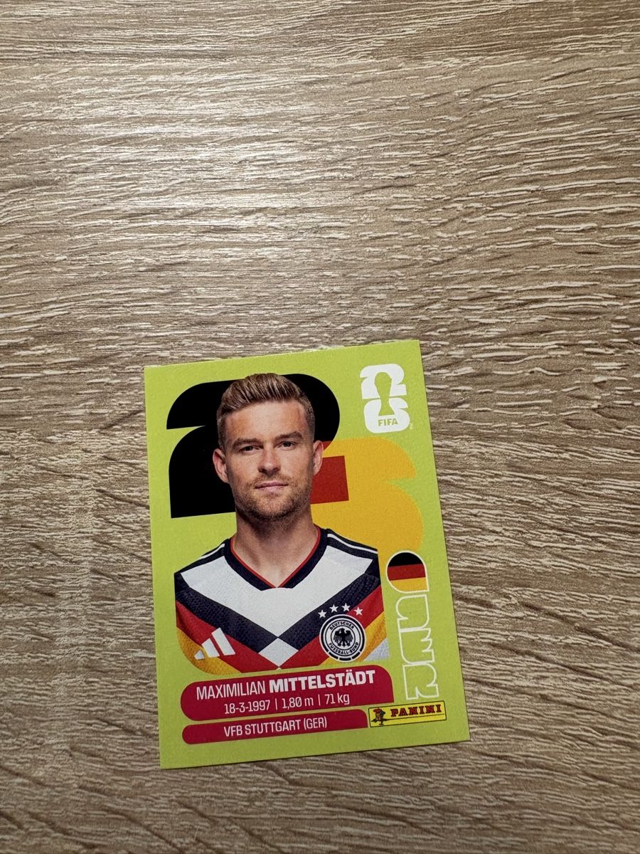Panini Cartes à collectionner: Panini Maximilian Mittelstädt GER9 – Neuf (Voir description) à Langrickenbach par swissluca