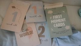 Anna & Clara's Baby Meilensteinkarten, neuwertig!