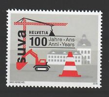 2018, Sondermarke 100 Jahre SUVA **