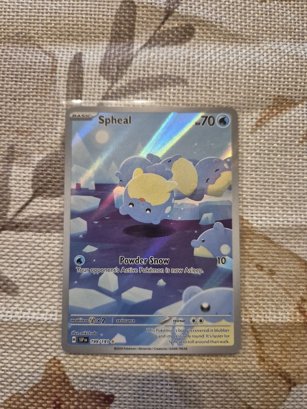 Spheal Full Art Pokemon SSP 199/191 EN (Neu (gemäss Beschreibung)) in ...