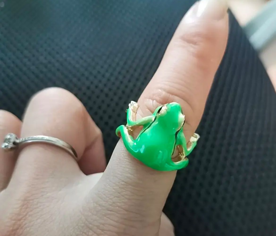 Anelli: Frosch Ring ( verstellbar/ one Size) – Nuovo e nell'imballaggio originale da Gams venduto da Mariawicca 2