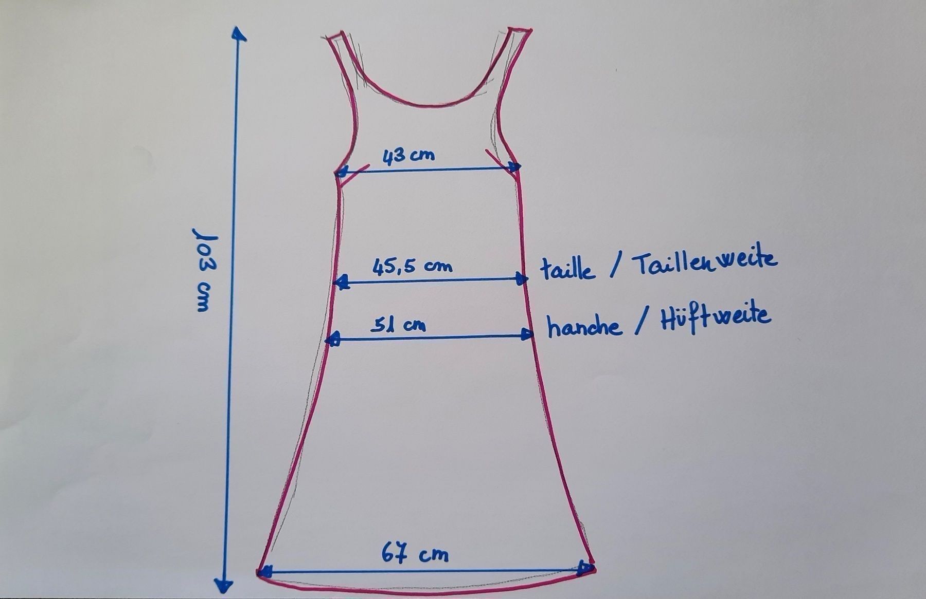 Vestiti: CozyBlue - Leinenkleid / robe en lin - S/M – Nuovo (secondo la descrizione) da Lausanne venduto da Etoile96 8