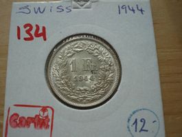 (134)  1 Franken  1944