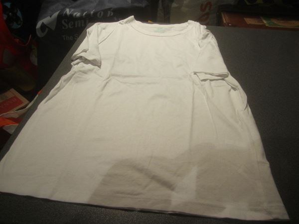 H&M T-shirt: T-Shirt Grösse 146/152, H&M, weiss, Basic – Usato da Zürich venduto da abraxas1291