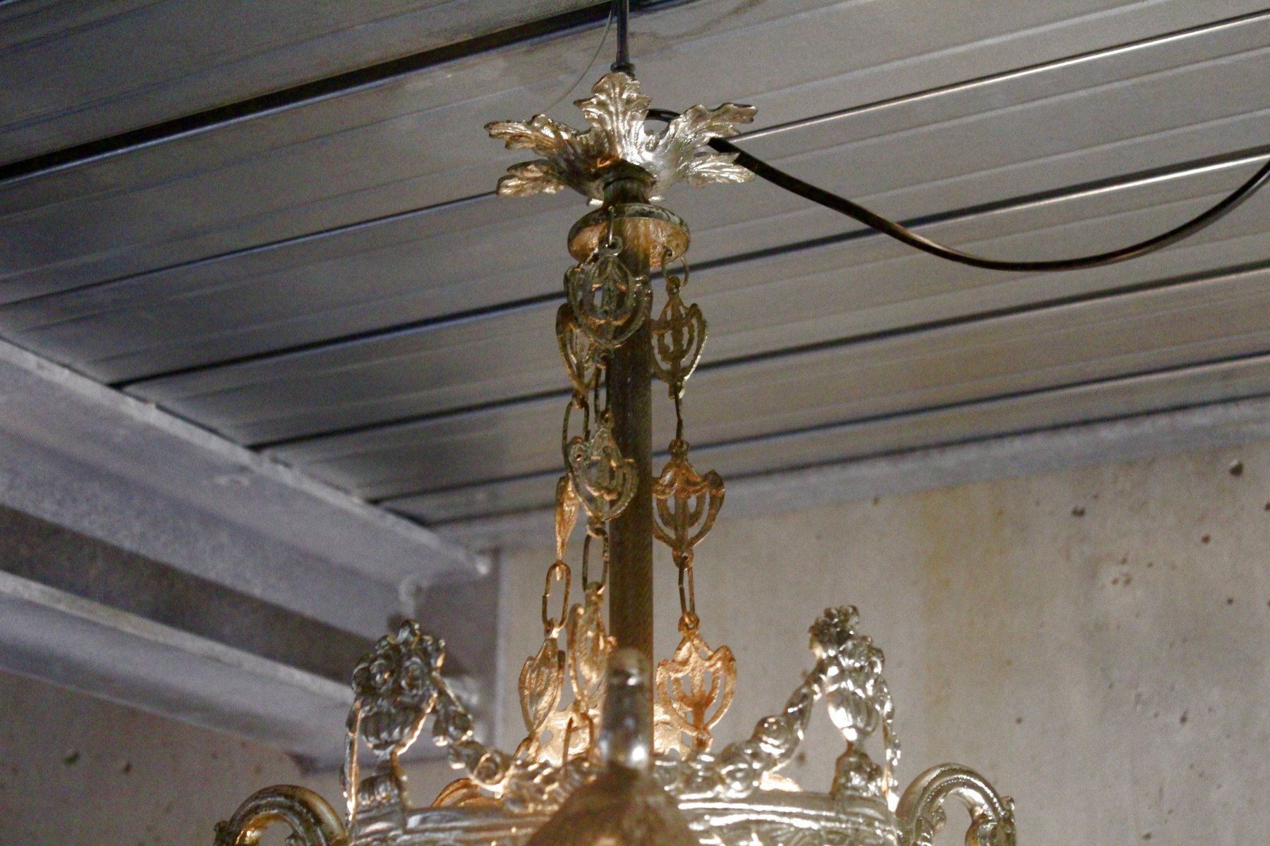 Lampadari & plafoniere: Traumhafter, spanischer Jugendstil - LEUCHTER mit MURANOGLAS – Usato da Bern venduto da kultiges 6
