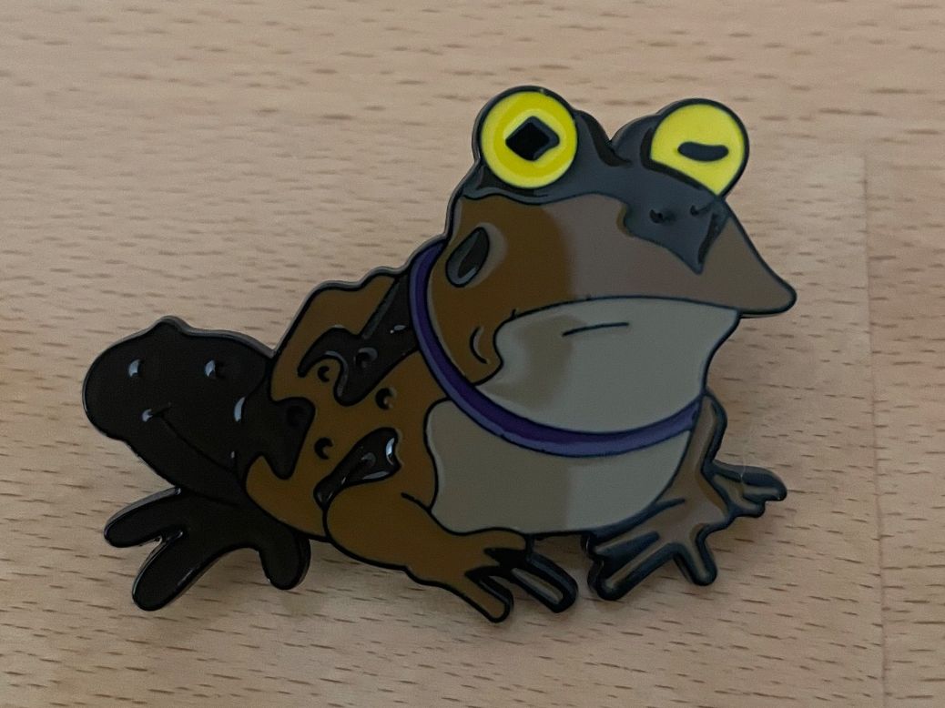 Spille & Fermagli: Futurama Série HypnoToad Pin Anstecker – Nuovo (secondo la descrizione) da Horn venduto da abutre72