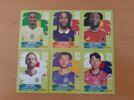 Panini WM 2026 Raphinha, Olise plus 4 Stars