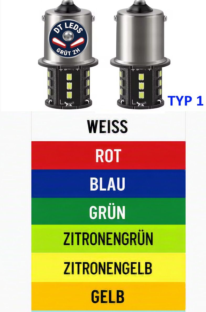 Flipperkästen: 5 X Flipper Flashers BA15S - Verschidene Farben! – Neu und originalverpackt aus Grüt (Gossau ZH) von Seelan 2