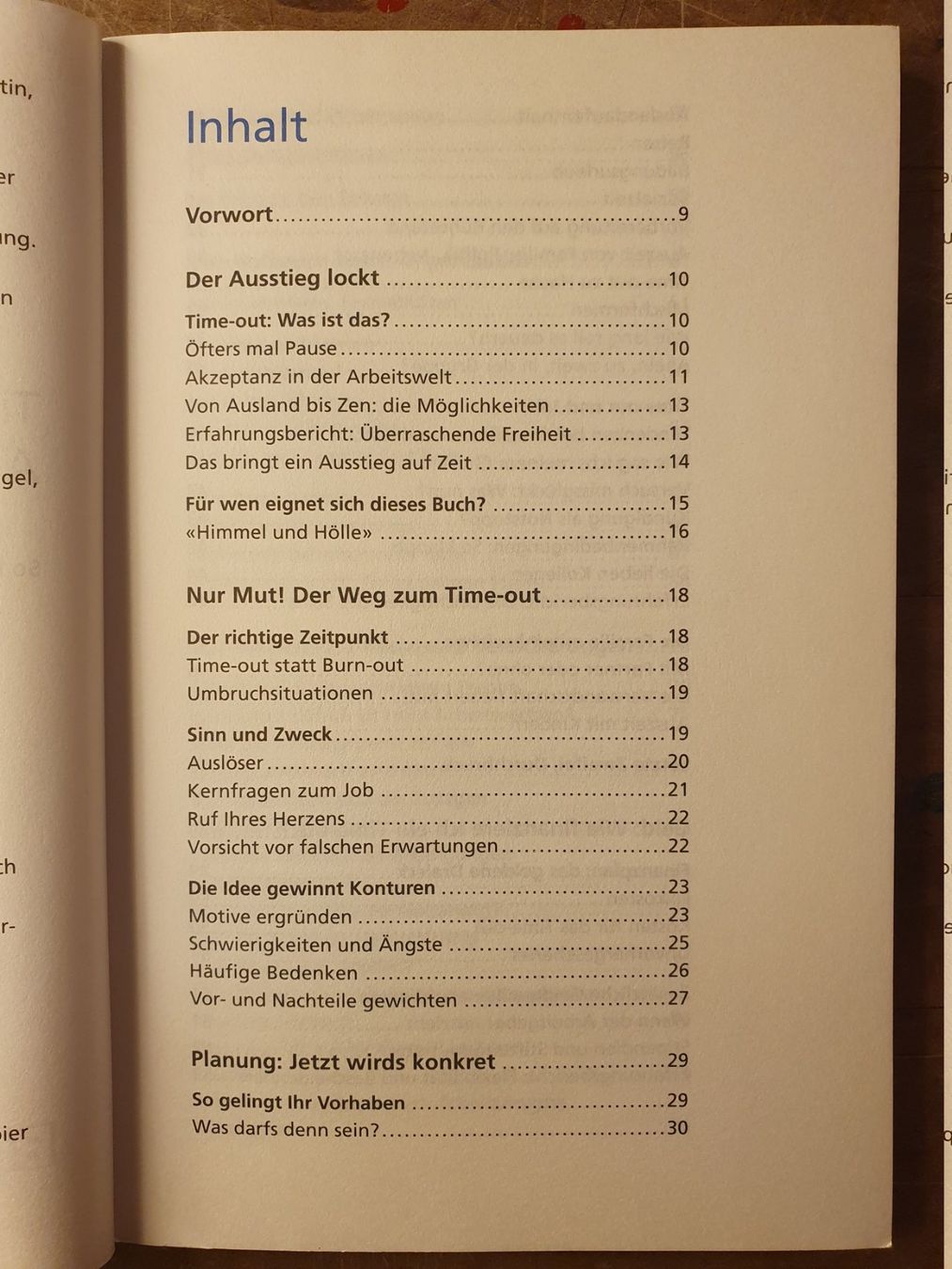 Libri: Time-Out Ausstieg auf Zeit - Karin Ammann – Usato da Zürich venduto da loosebone 3