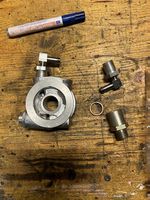 Harley Davidson rbs montaggio radiatore su filtro olio 