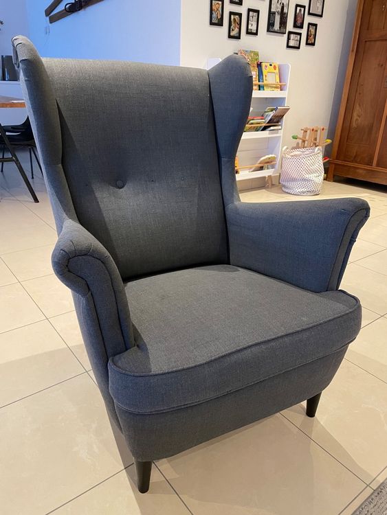 Ikea Sessel Ohrensessel grau Kaufen auf Ricardo