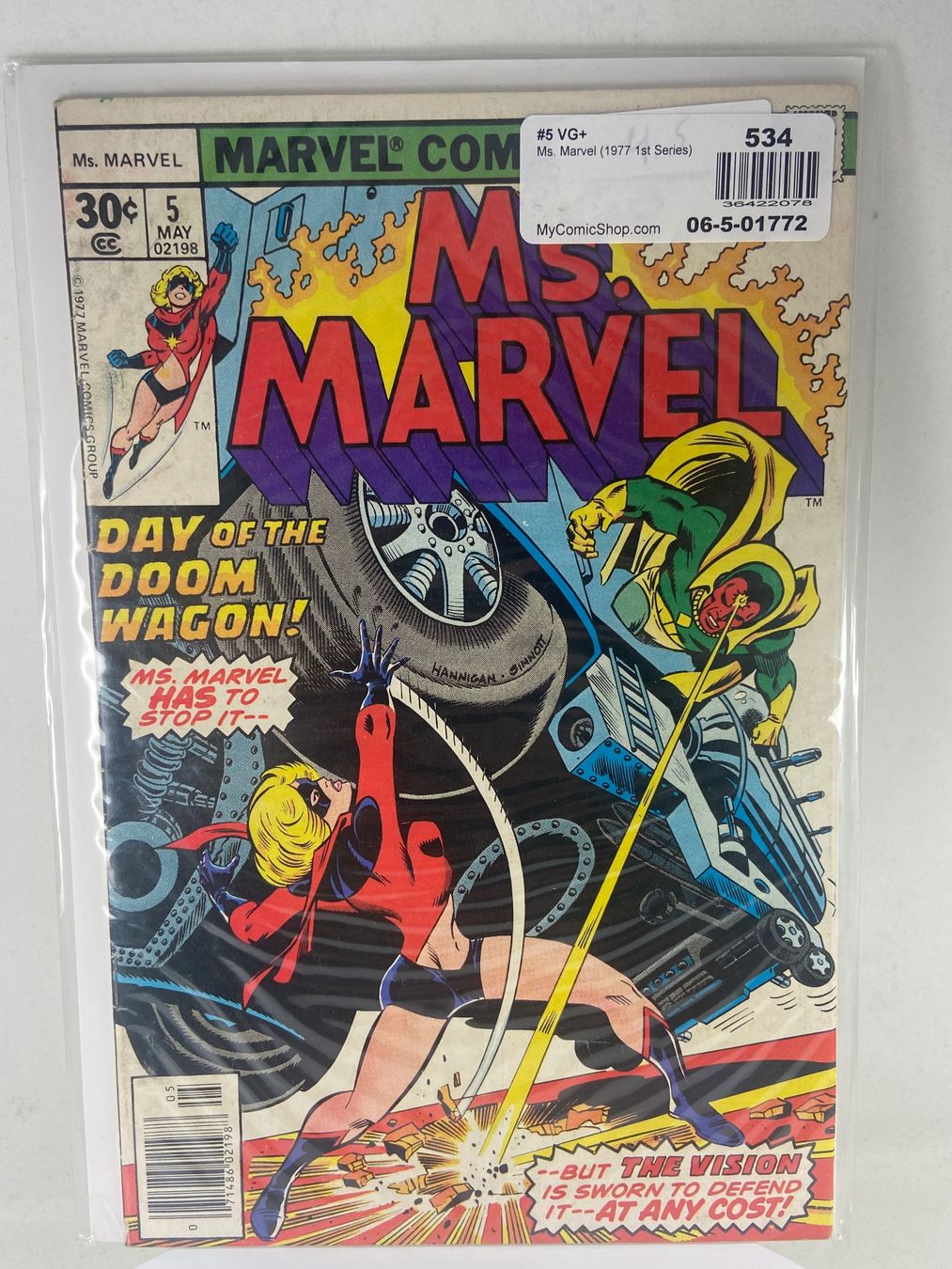 Fumetti: Ms. Marvel (1977 1st Series) #5 VG+ 4.5 – Usato da Neuchâtel venduto da belange