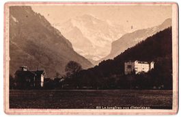 Fotografie Interlaken, La Jungfrau vue d
