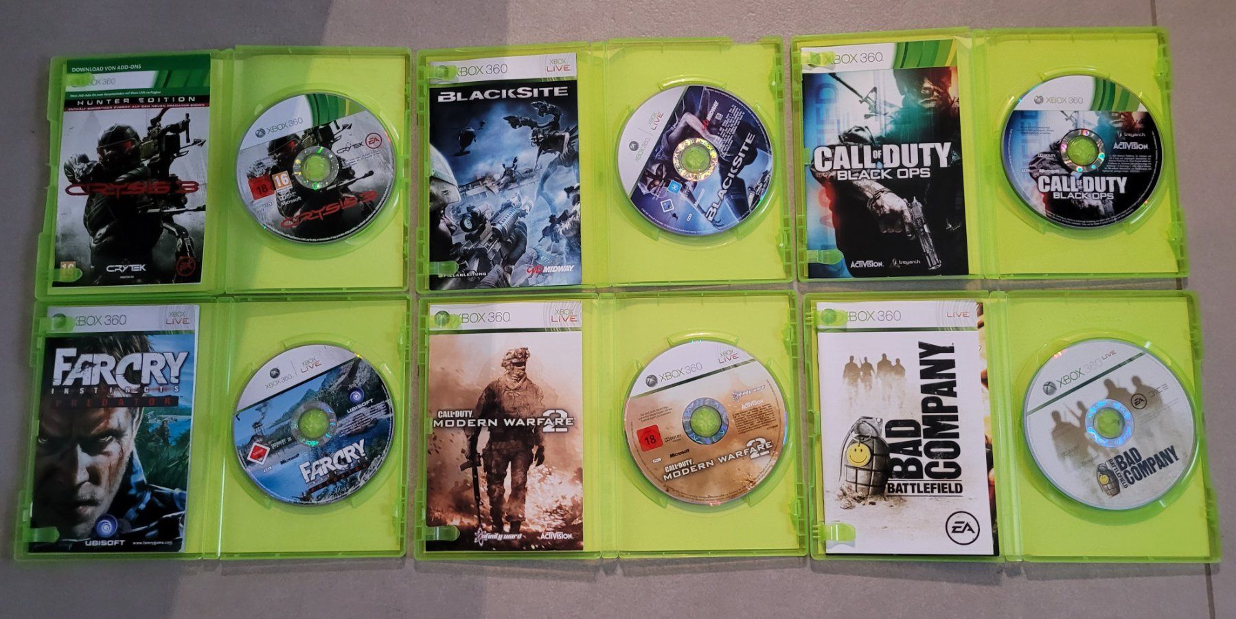 Spiele: 6x X-Box 360 Games – Gebraucht aus Uezwil von -Retrogames- 1