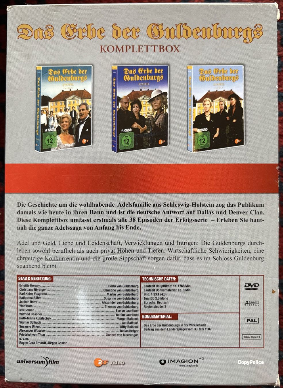 Alle DVDs: Das Erbe der Guldenburgs Komplettbox – Gebraucht aus Volketswil von zwitsch33 1