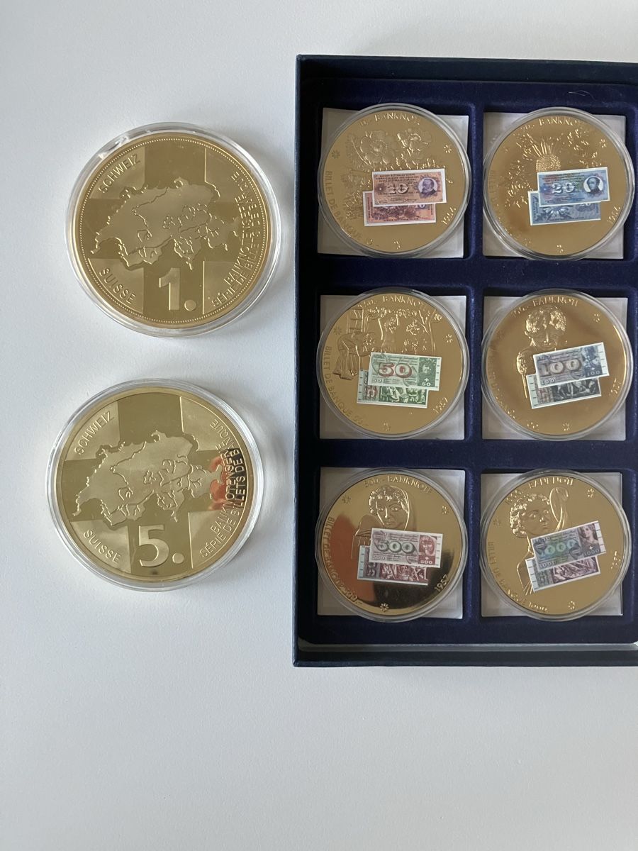 Medaglie: Schweizer Banknotenmedaillen – Usato da Bern venduto da chr_mk8z 3