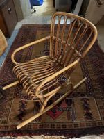 Chaise enfant en rotin