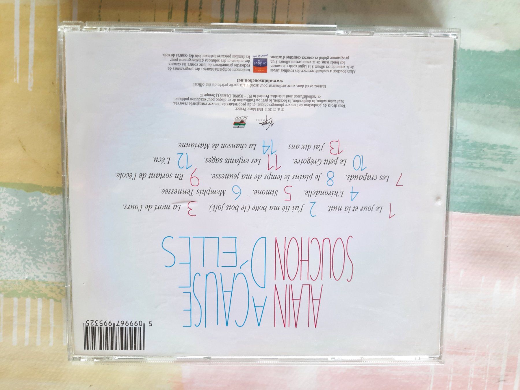 CDs: CD Souchon - A cause d'elles – D'occasion à Pully par bro_n52j 1