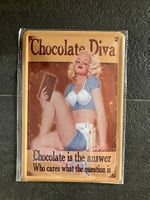 neues Chocolate Diva Metallposter