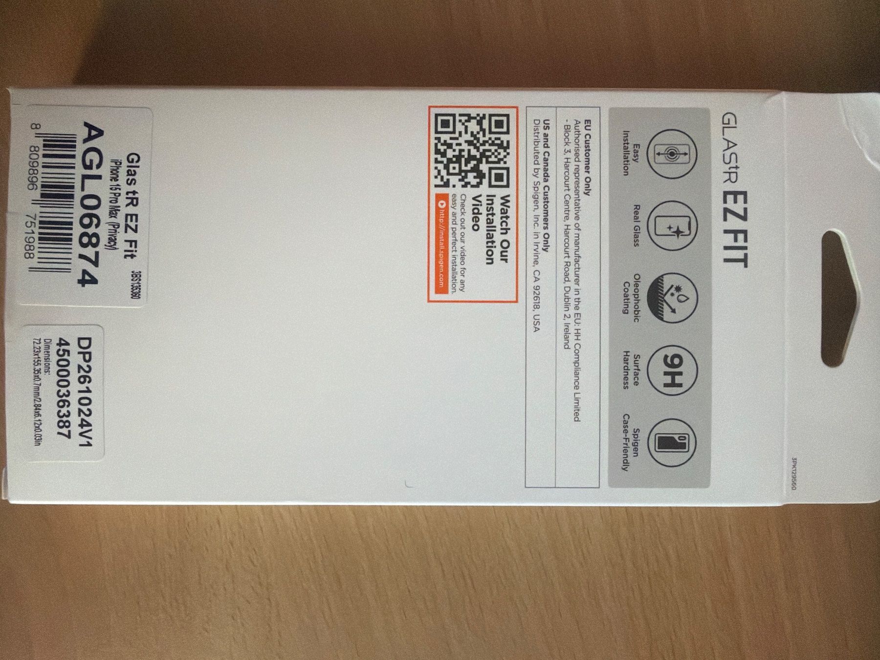 Ritocchi & pellicole di protezione: iPhone 16 Pro Glas Tr EZ Fit Privacy Panzer Glas – Nuovo e nell'imballaggio originale da Mellingen venduto da Tiger1975 1