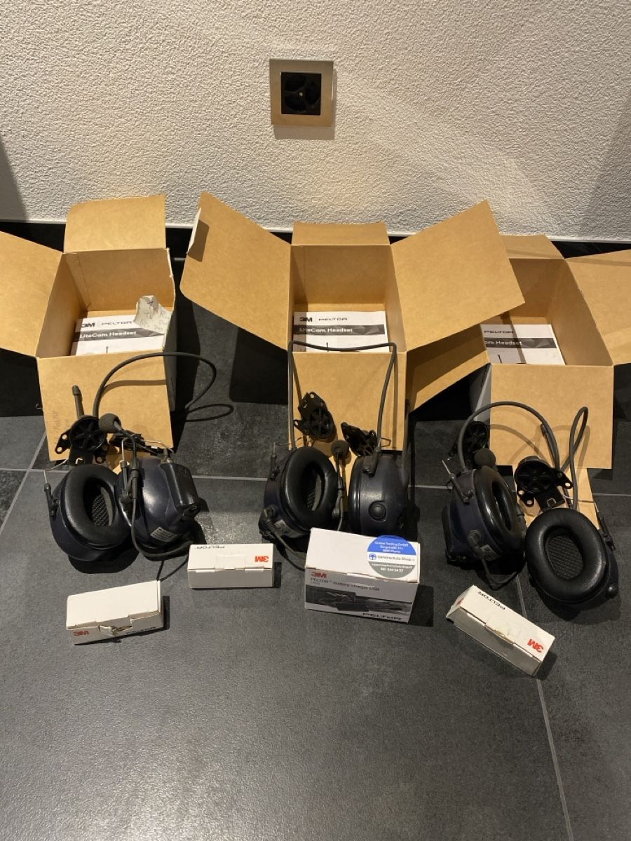 3M Cuffie: Peltor LiteCom Headset 3Stk. Set – Usato da Seeberg venduto da BestDeal_CH 1
