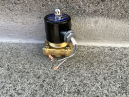 Magnetventil U.S. SOLID DC24V 3/4 Zoll Messing neu