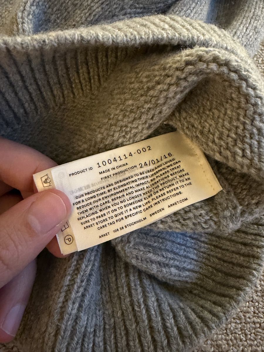 Arket Maglioni & Felpe: Arket Knit Wool Grey Size M – Usato da Zürich venduto da ralph__ 6
