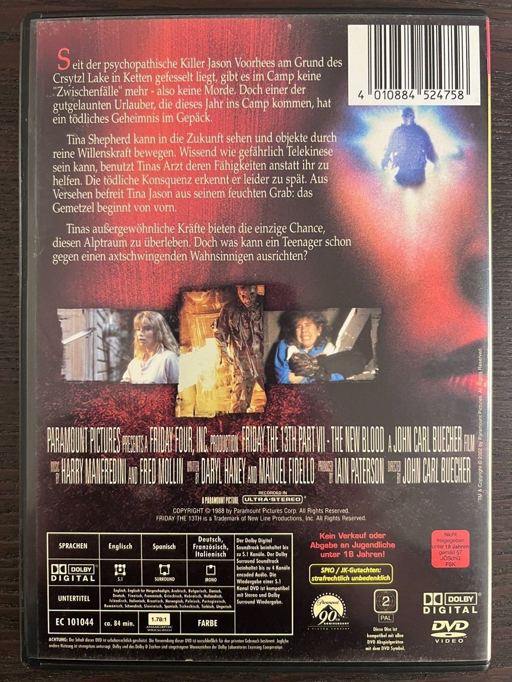 Tutti i DVDs: Freitag der 13. - Teil 7 - Jason im Blutrausch – Usato da Zürich venduto da FilmFreunde 1