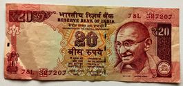 Indien 20 Rupees 2014