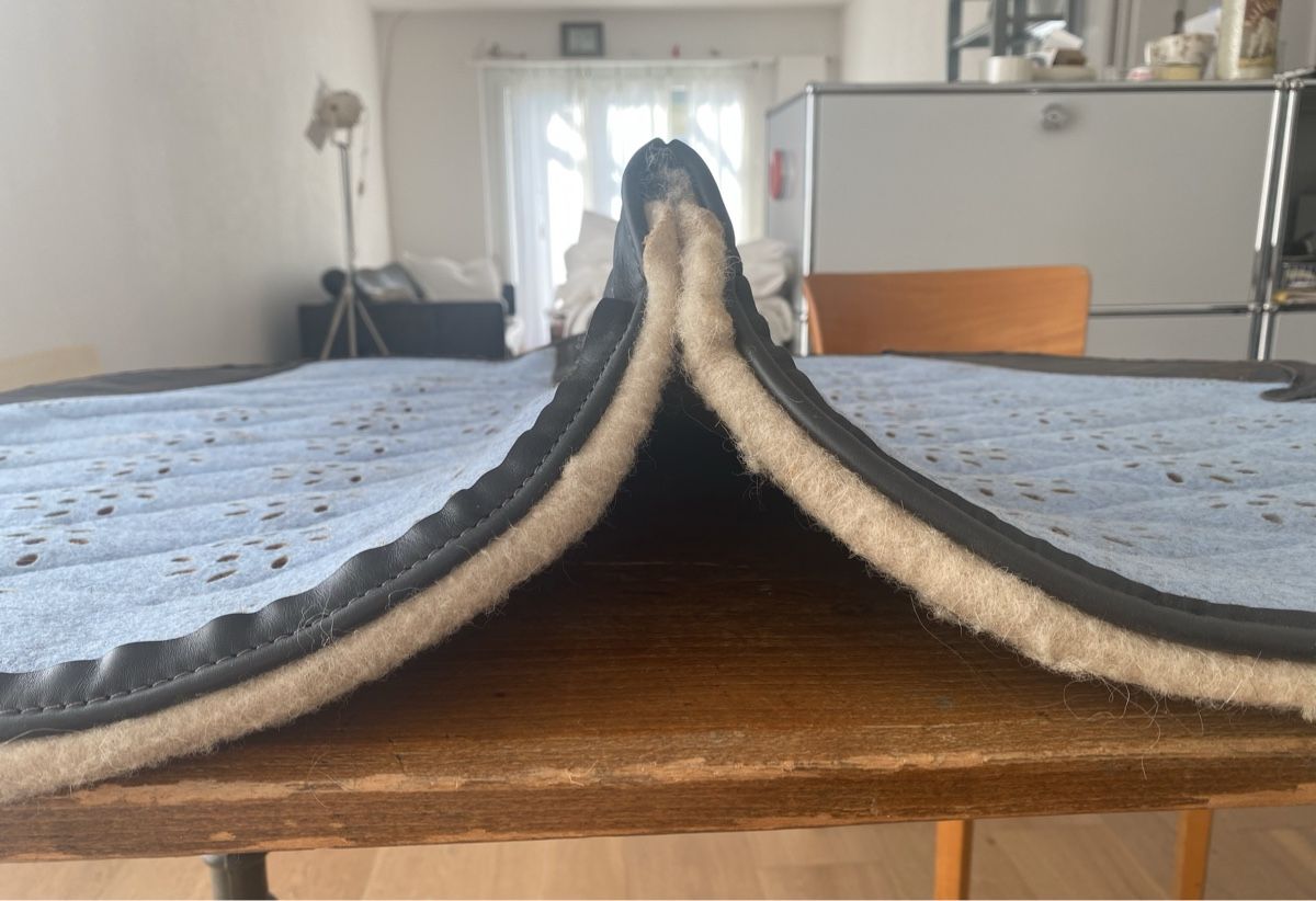 Coperte: Merinowolle Satteldecke von Cotti – Nuovo (secondo la descrizione) da Zürich venduto da Freuerei 4