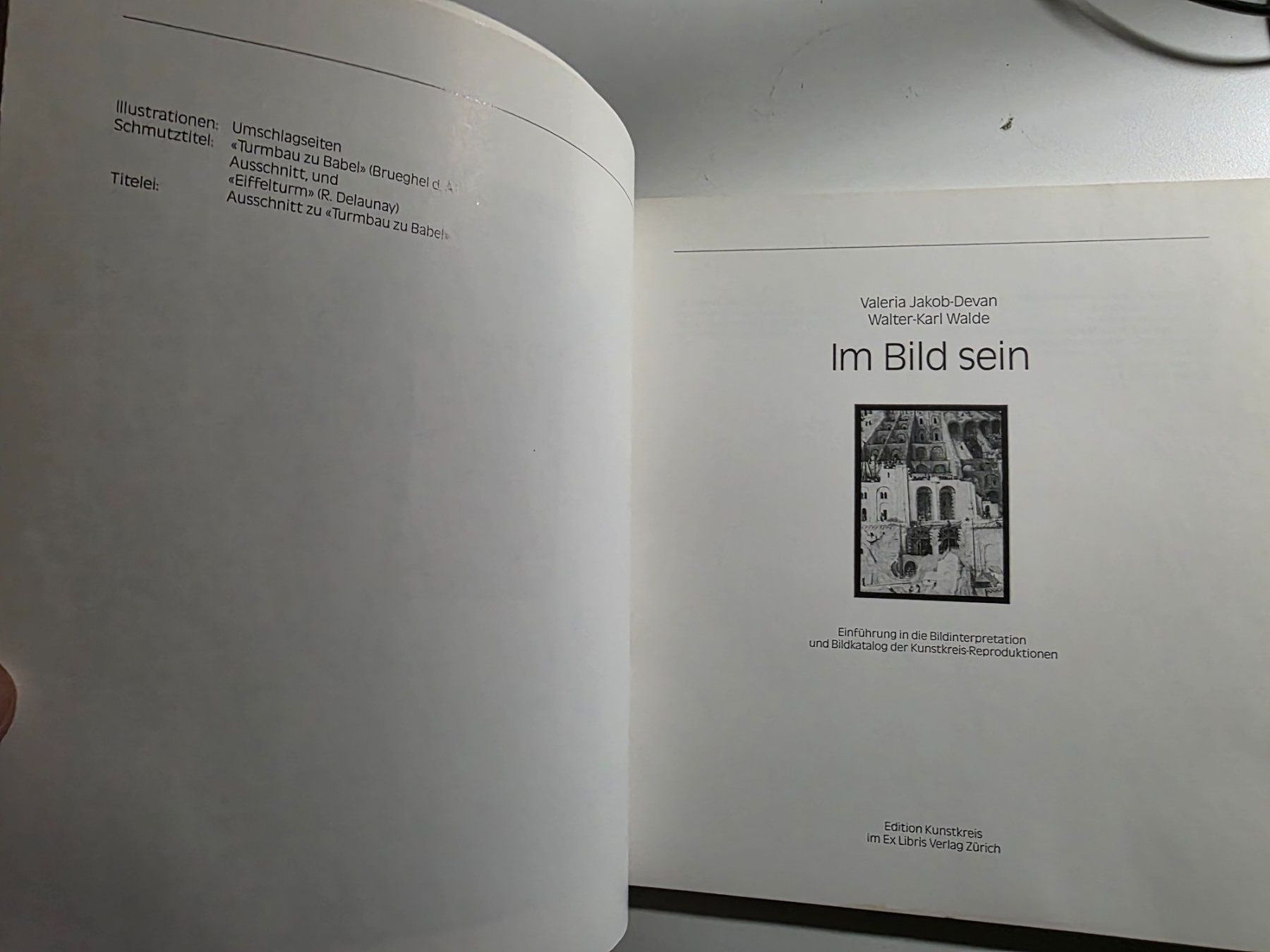 Bücher: Im Bild sein - Valeria Jakob-Devan / Walter-Karl Walde 1987 – Gebraucht aus Walterswil BE von Lonitti 5