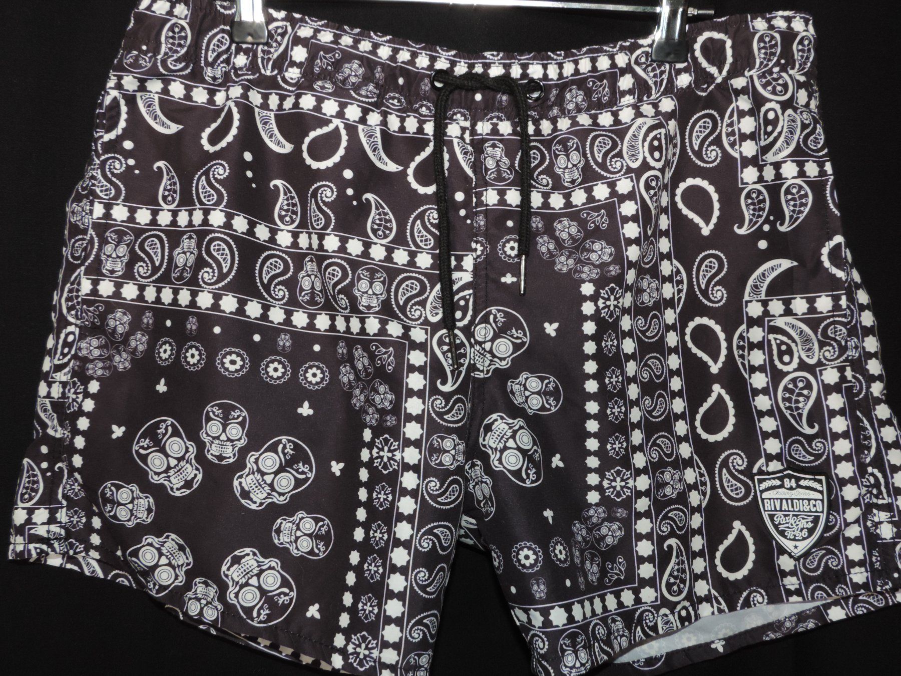 Costumi da bagno: short de bain bandana noir Rivaldi – Usato da Genève venduto da Axelle333 5