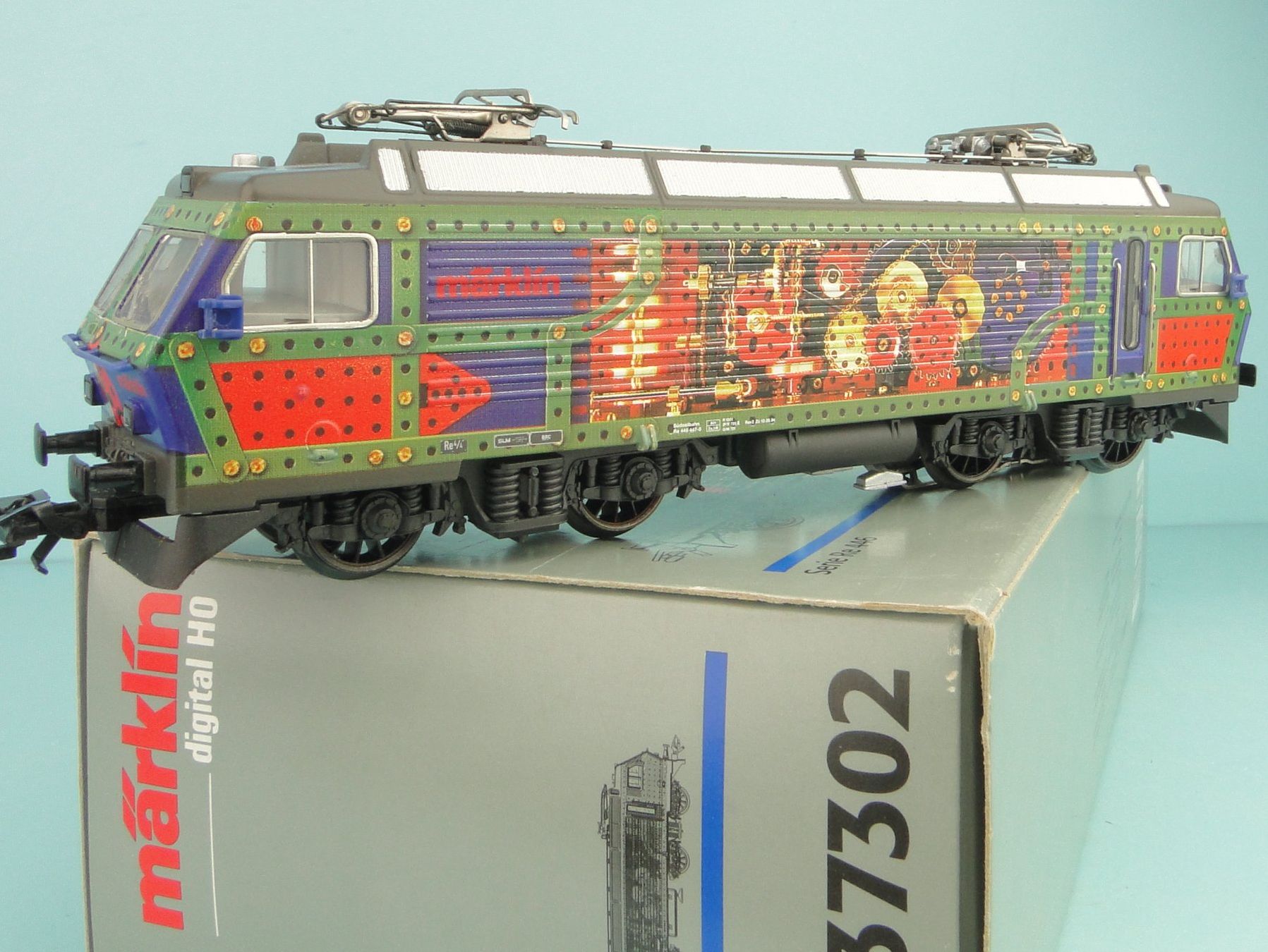 Märklin Modellini di ferrovie: Märklin 37302 Re 446, Digital – Usato da Bülach venduto da cann11