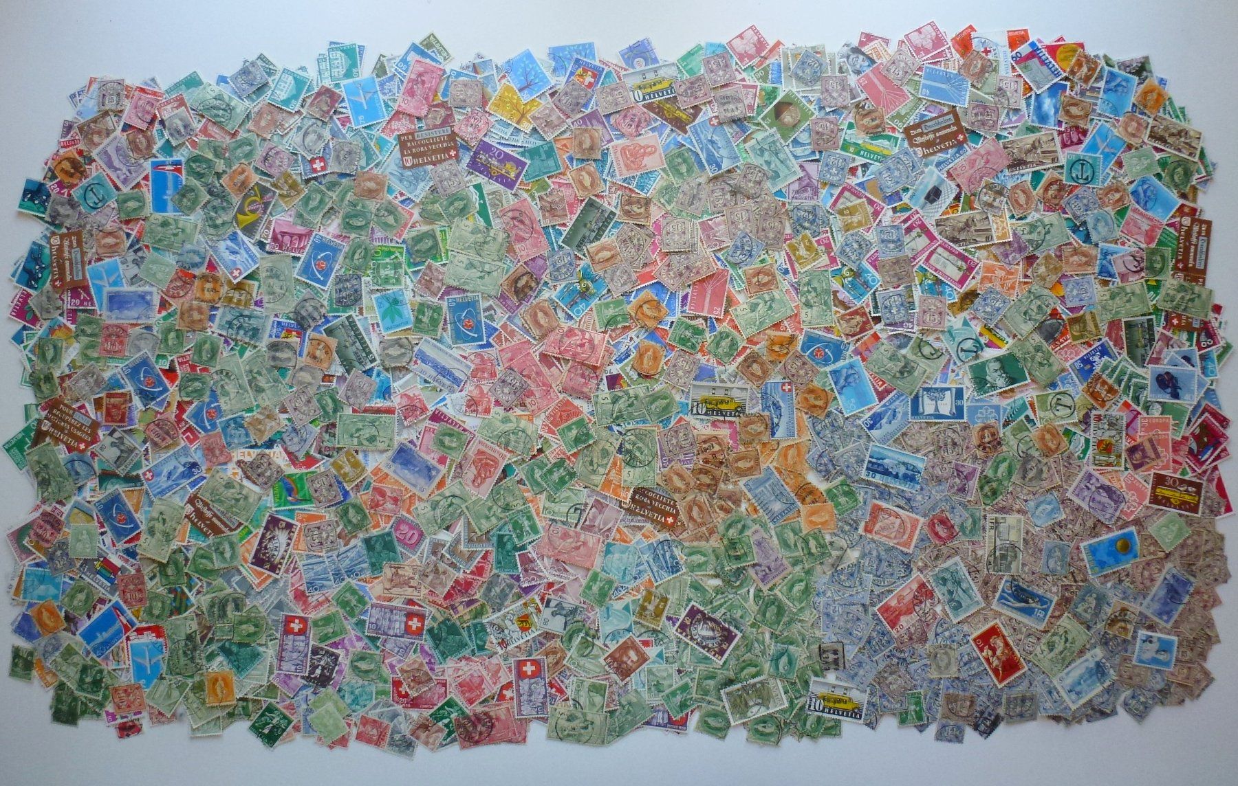 Tutti i francobolli: ++X-Tausend Briefmarken Schweiz ab Strubel – Usato da Walkringen venduto da Casablanca777